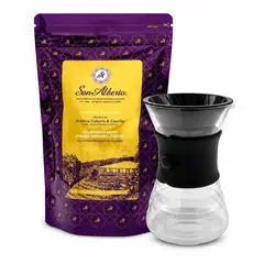 HARIO - Combo Experiencia Café de Especialidad Cafetera Drip Decanter 700ml + Café San Alberto