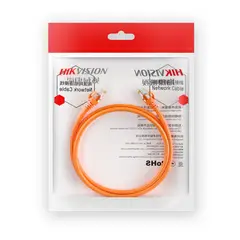 HIKVISION - Cable De Red/patch Cord Cat6 U/utp 24awg Naranja 1 M Rj45