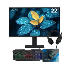 SAMSUNG - Monitor Essential S3 S31GF 22 Pulgadas Full HD 120Hz Panel VA + Combo 4-1