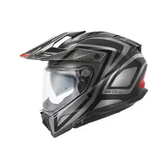 GIVI - Casco 80.1 Apex Negro, Titanio Mate ECE 22.06, EN FIBRA DE VIDRIO