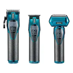 KEMEI - Combo Maquina Peluquera 3en1 Km-8559