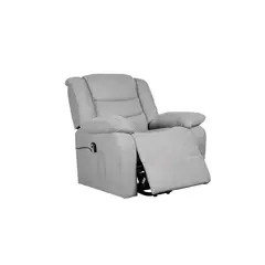 ELITE LIVING - SILLA RECLINABLE ELECTRICA LIFT CON SISTEMA LIFT 1 PUESTO MICROFIBRA ACERO
