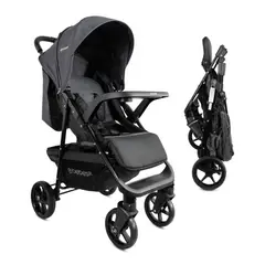 BEBESIT - COCHE BEBE PORTOFINO GRIS RECLINABLE PLEGABLE