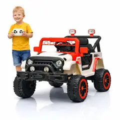 GENERICO - Carro Montable Jeep 12v Control Remoto Infantil Niños