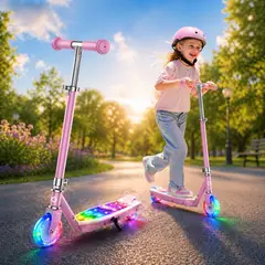 GENERICO - Patineta Electrica Scooter Bateria 14v Luces Led Niños