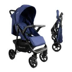 BEBESIT - COCHE BEBE PORTOFINO AZUL RECLINABLE PLEGABLE