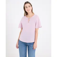 OSTU - Blusa Para Mujer Manga Corta Marca Rosa #40121248
