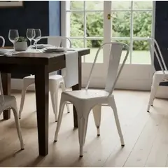 GENERIC - Silla Metalica Comedor Restaurante Cafeteria Multiusos Hogar