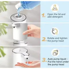 GENERICO - Dispensador Automático de Jabón Líquido o Espuma con Sensor Inteligente