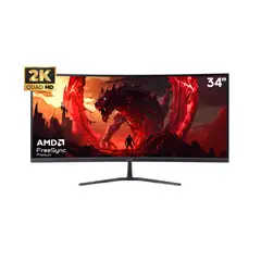 ACER - MONITOR ED340CU - 34 CURVED - WQHD - 180HZ - 1MS - PANEL VA - ADAPTIVE SYNC - AMD FreeSync