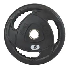 SPORTFITNESS - Disco Olímpico En Caucho Inyectado 20 Kilos