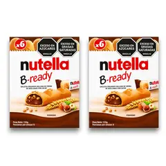 NUTELLA - Galleta Rellena de Crema de Avellana B-ready 2 X6und