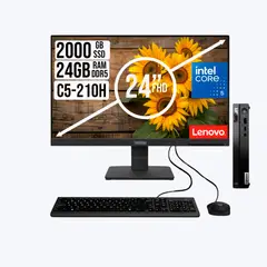 Lenovo - Computador Tiny Neo 50Q Intel Core 5-210H SSD 2TB RAM 24GB S24-FHD