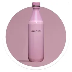 INNOVA - Termo Botella Acero Inoxidable Innovo 20 Oz Doble Capa Frío Rosa Lil