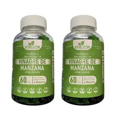 VITAL - Vinagre de Manzana con Cafeina y Alcachofa - Salud y Energía x2