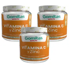 VITAL - Gomitas de Vitamina C y Zinc - Apoyo inmunológico x3