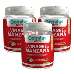 VITAL - Gomitas de Vinagre de Manzana - Digestión, Bienestar y Equilibrio Diario x3