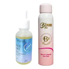 MONTOC MAKEUP - Ácido Hialurónico Serum Fijador De Maquillaje Bloomshell