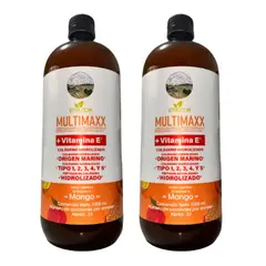 VITAL - Peptidos Colágeno Hidrolizado Marino Tipo 1, 2, 3, 4 y 5 + Vitamina E x2