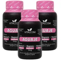 VITAL - Aguaje con Fenogreco - Glúteos, Busto y Figura Femenina x3