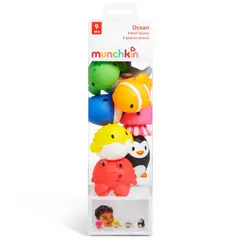 MUNCHKIN - Setx8 Animalitos del Oceano Para Bañera De Bebe