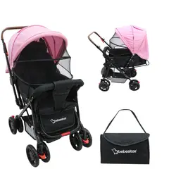 GENERICO - Coche Bebe Grand Deluxe Confort Tela Premium Paseador
