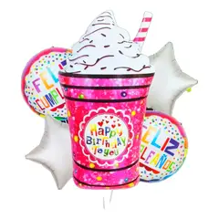 GENERICO - Decoracion Globos Bombas Dulce Candy Helado Feliz Cumpleaños