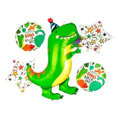 GENERICO - Bouquet Kit Globos Tiranosaurio Dinosaurio Cumpleaños Barato