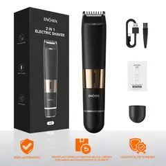ENCHEN - Máquina de Afeitar Eléctrica 2 en 1 Portátil 8000 RPM Suave Apta para Todo el Cuerpo Hombres y Mujeres Negro