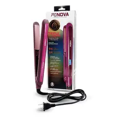 NOVA - Plancha Cabello Triple Infusión Keratina Argán Y Macadamia