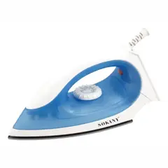 SOKANY - Plancha Es-898a Seco 1000w Blanca Y Azul