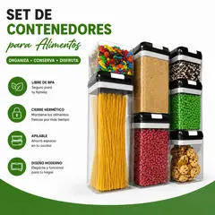 ONE PIXEL - Set De Organizadores Hermeticos X7 Piezas