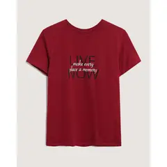 OSTU - Camiseta Para Mujer Manga Corta Marca #40092845-4622