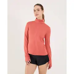 OSTU - Buzo De Mujer Cuello Alto Marca Color Coral 40060485