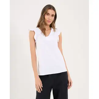 OSTU - Blusa Para Mujer Manga Corta Color Blanco #40121101