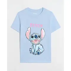 OSTU - Camiseta Con Estampado Stitch De Mujer #40092756