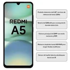 GENERICO - CELULAR XIAOMI REDMI A5 6GB RAM 64GB AZUL