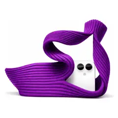 GENERICO - Funda Strap Bolso Case Phone Pocket Para Celular Tejido en Tela Resistente Colores
