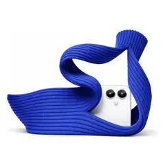 GENERICO - Funda Strap Bolso Case Phone Pocket Para Celular Tejido en Tela Resistente Colores