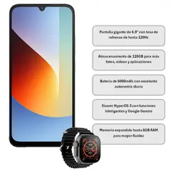 GENERICO - CELULAR XIAOMI REDMI A7 PRO 4GB RAM 128GB VERDE + OBSEQUIO RELOJ NEGRO T800