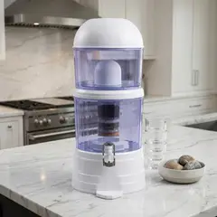 GENERICO - Purificador De Agua 14L Filtro 8 Etapas Alcalino Bioenergetico Sin Electricidad Para Hogar Oficina