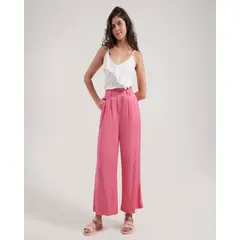 OSTU - Pantalon Mujer Rosado Viscosa 40070515-20329