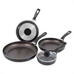 UNIVERSAL - Set X 4 Sartenes Aliada 18, 20, 24 y 14 Cm TV Antiadherentes