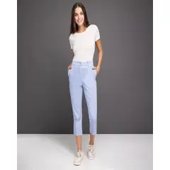 OSTU - Pantalon Mujer Azul Algodón 40070347-51234