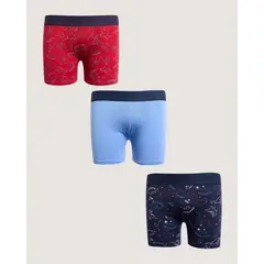 OSTU - Boxer X3 Infantil Niño Filete Medio Surtido #80000105