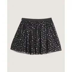 OSTU - Falda Infantil Niña Corto Marca Color Negro #90140026