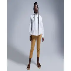 OSTU - Pantalon Mujer Capri Amarillo Algodón 40070523-10471