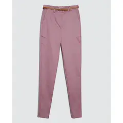 OSTU - Pantalon para Mujer marca color Lila en Algodón #4007