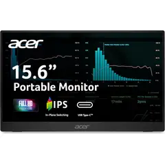 ACER - Monitor Portátil 15.6" FHD IPS con FreeSync y Doble Puerto USB 3.1