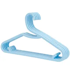 GENERICO - Set De 6 Ganchos Para Ropa Plásticos Resistentes Organiza Tu Clóset y Ahorra Espacio